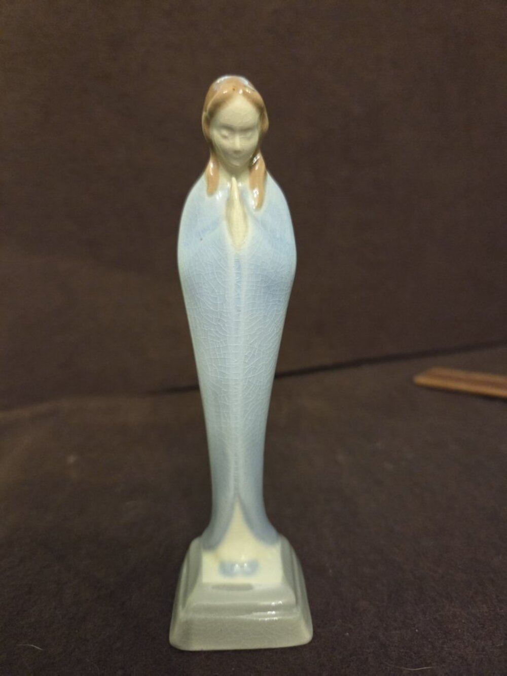 Vintage Art Deco Madonna Virgin Mary Figurine M.R. Midwinter LTD England Mother